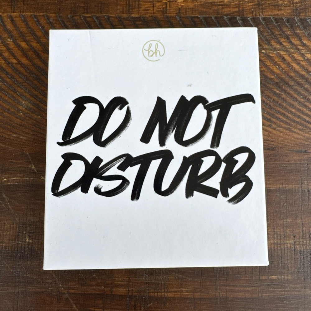 BH Cosmetics Do Not Disturb 9 Color Eyeshadow Palette Blue Purple Neutral